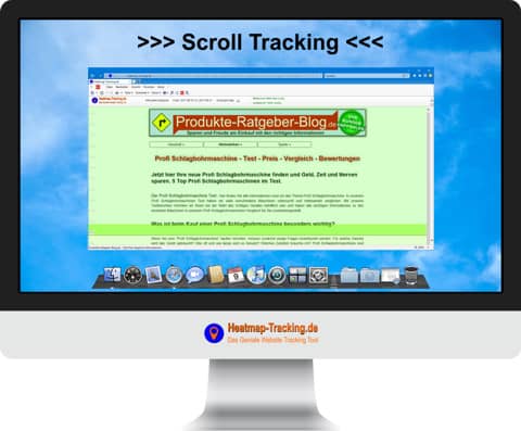 Scroll Tracking unseres Heatmap Tracking Tools Scroll Tracking unseres Heatmap Tracking Tools
